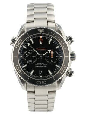 Omega Seamaster Black Dial Stainless Steel 45.5mm Automatic
